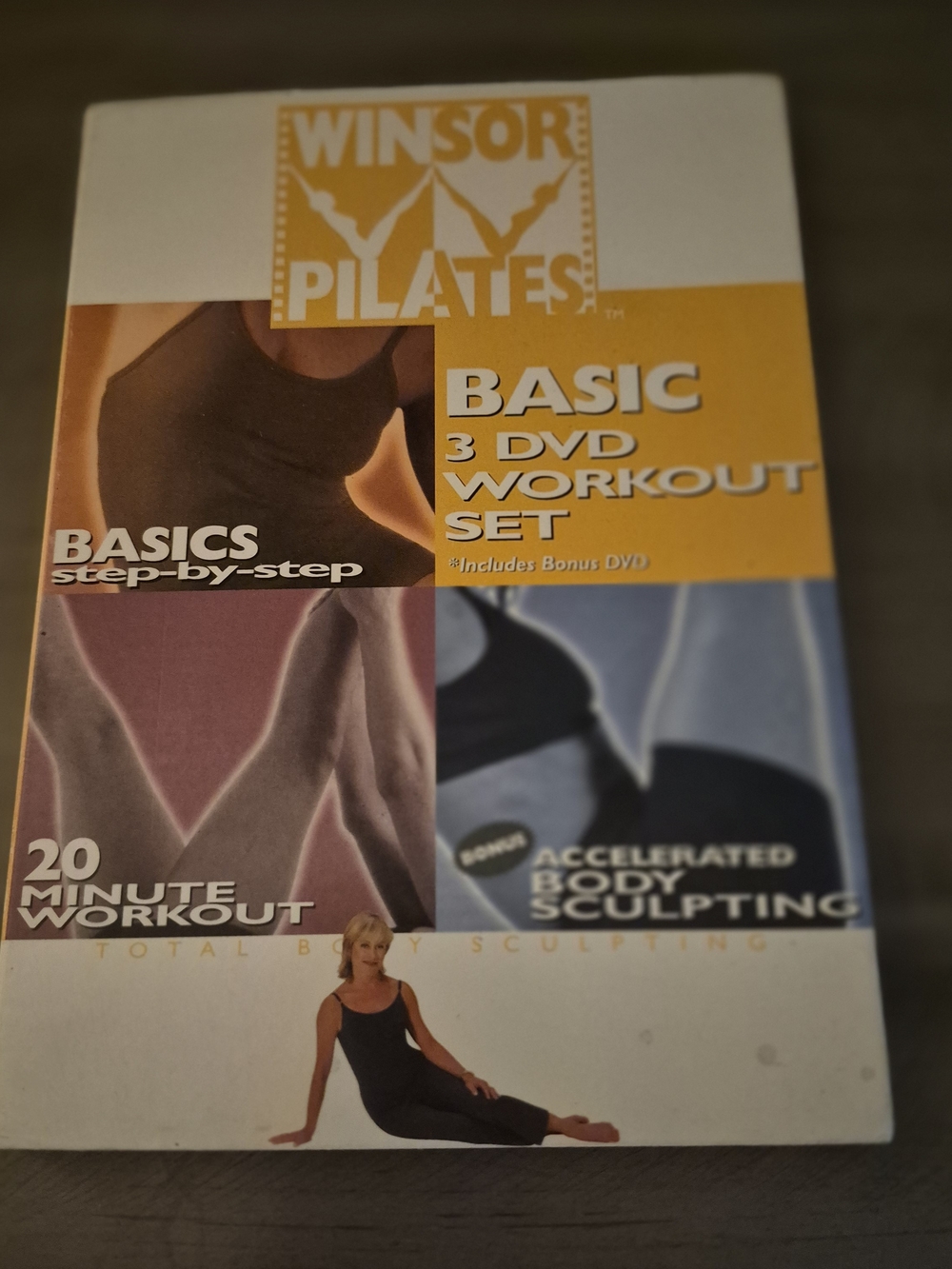 Winsor Pilates Basic 3-DVD Workout Set - Yellow